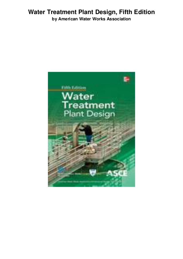 Water treatment plant design fifth edition pdf